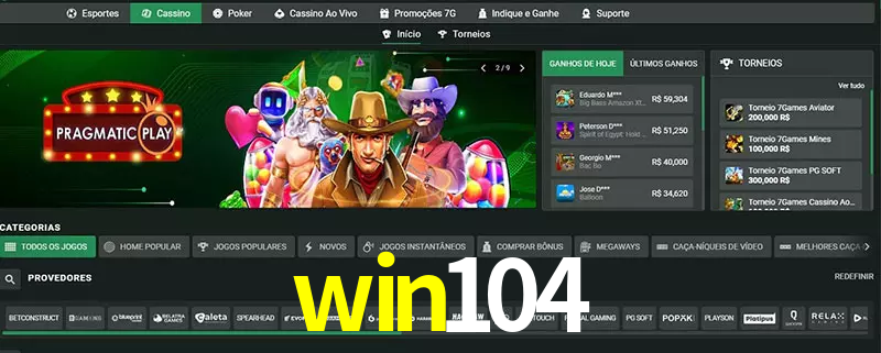 cassino win104